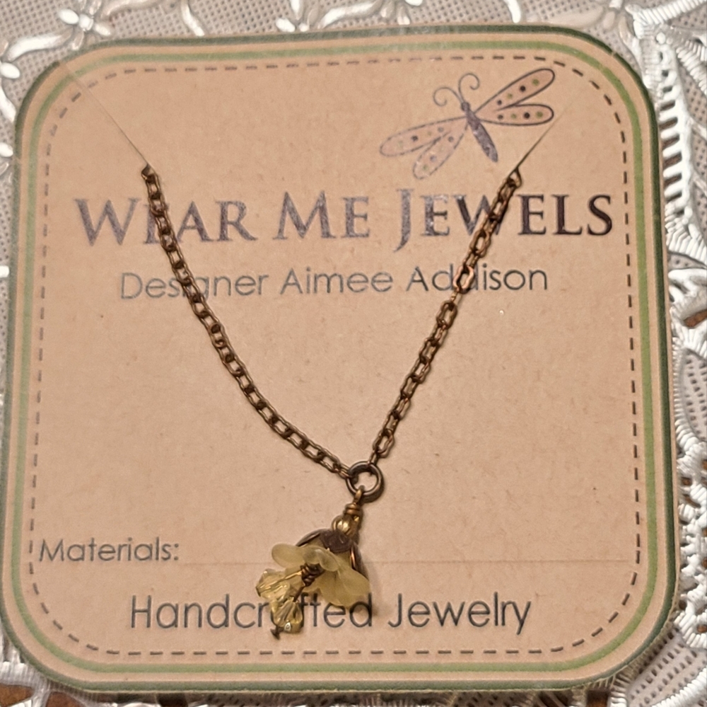 Fairy Flower necklace yellow - Picture 2 of 5